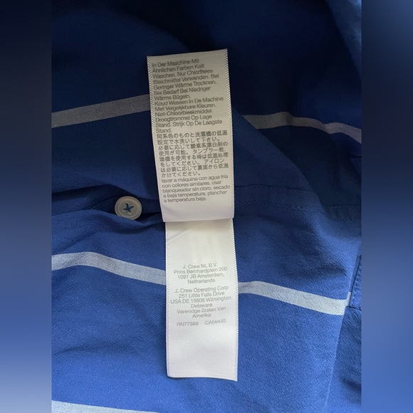 New Madewell Oversized Boxy Button Up Shirt in Signature Poplin Blue Small - Picture 14 of 15